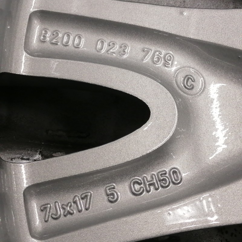 JUEGO DE LLANTAS ORIGINALES RENAULT EN 17"