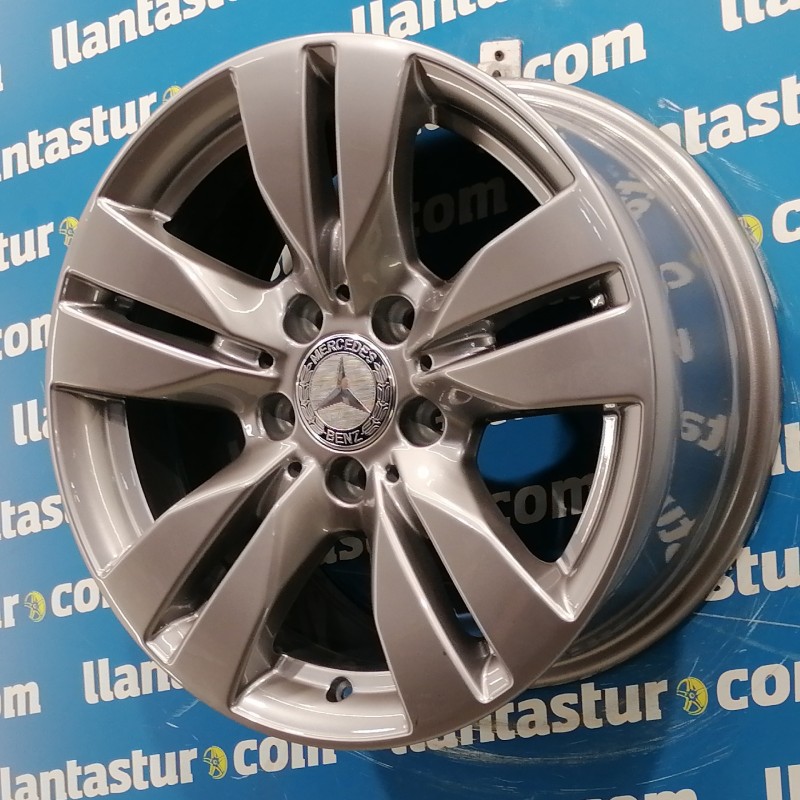 JUEGO DE LLANTAS ORIGINALES MERDECES EN 16"