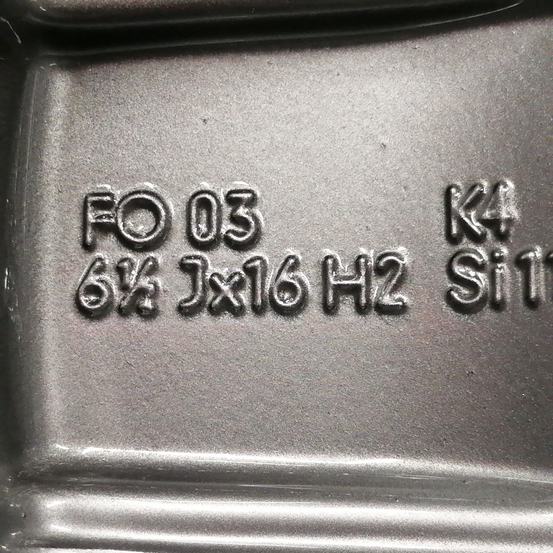 JUEGO DE LLANTAS ORIGINALES FORD EN 16"