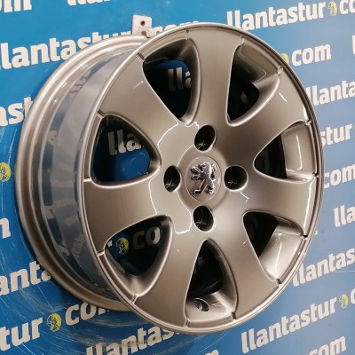 JUEGO DE LLANTAS ORIGINALES PEUGEOT EN 15"