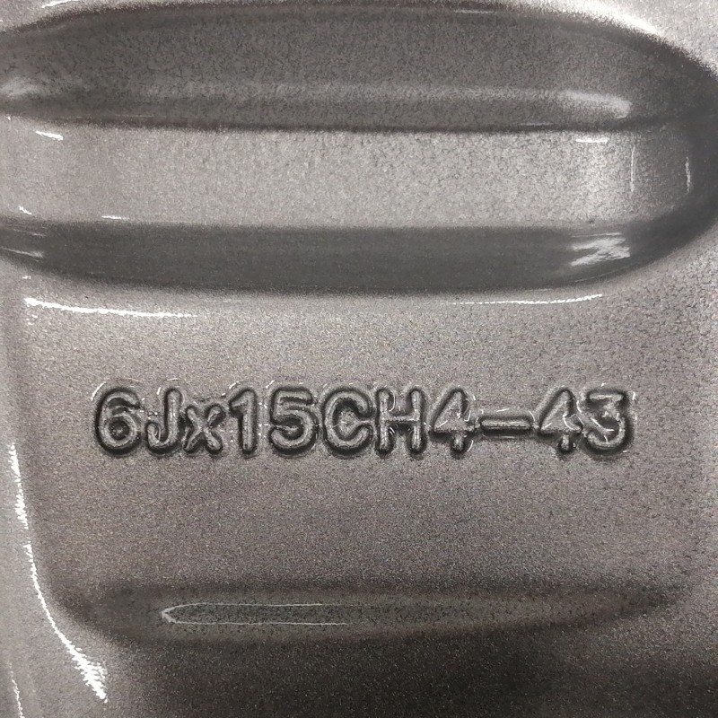 JUEGO DE LLANTAS ORIGINALES DACIA EN 15"