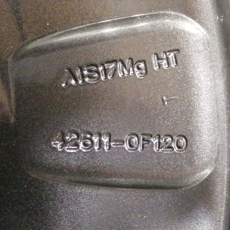 JUEGO DE LLANTAS ORIGINALES TOYOTA EN 17"