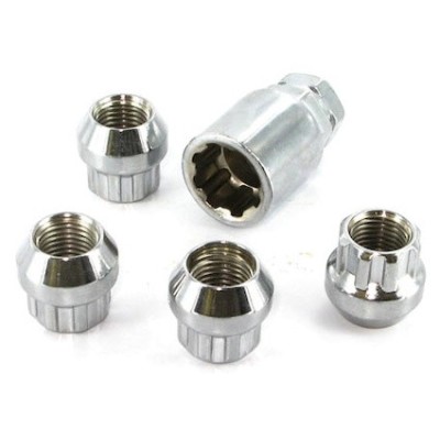 JUEGO DE TUERCAS ANTIRROBO ASIENTO CONICO