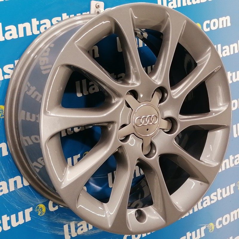 JUEGO DE LLANTAS ORIGINALES AUDI EN 16"